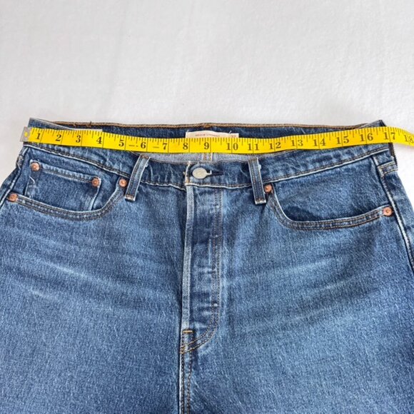 LEVI'S Wedgie Straight Button Fly Jeans - Picture 12 of 15